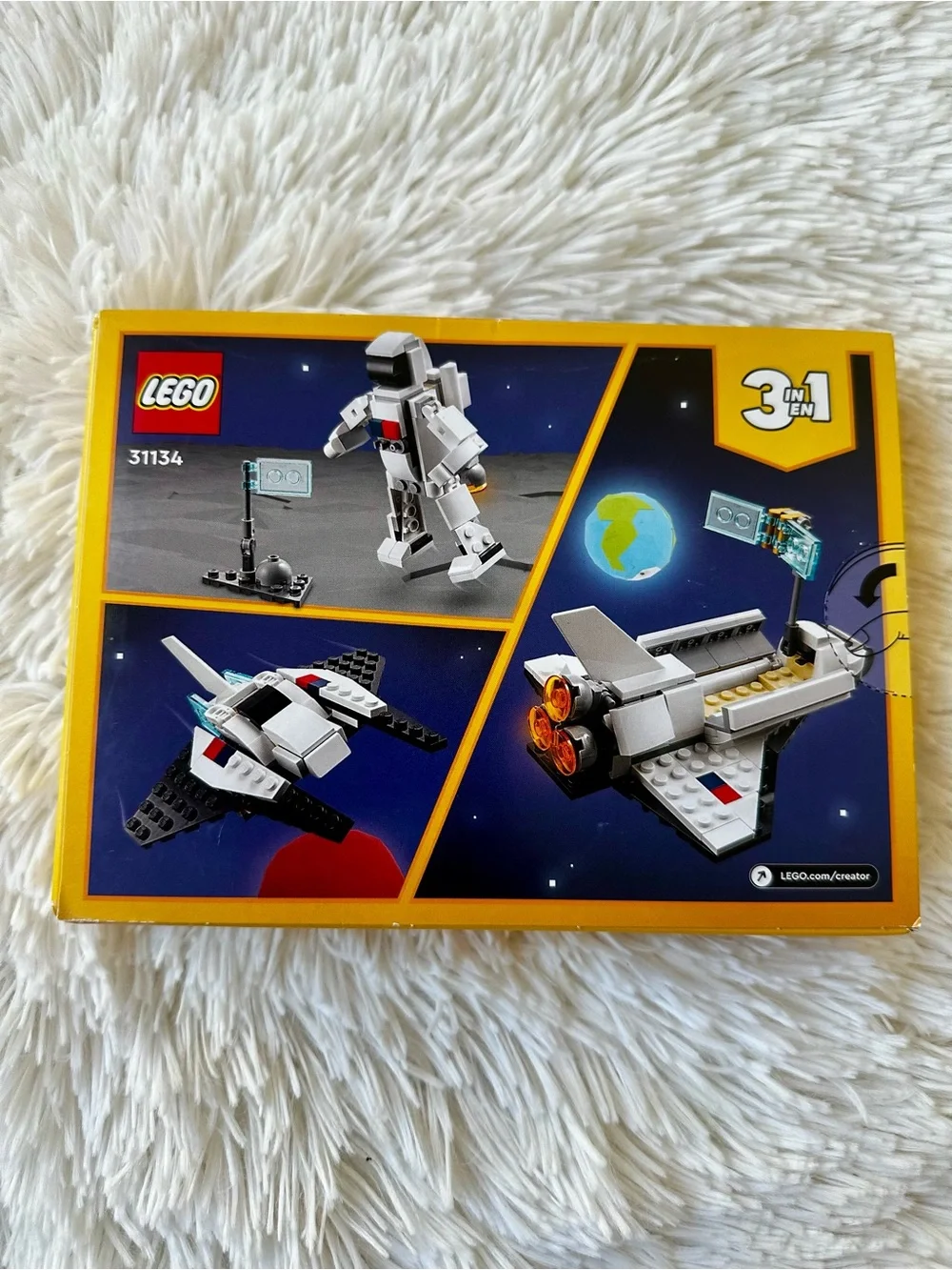 LEGO Creator 31134 Space Shuttle 3 in 1 Building Set New Sealed 144 Pc